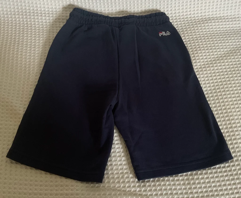 🔥-20%🔥 Bermuda Fila bleu marine, 70% coton, T 11/12 ans comme neuf – photo 4
